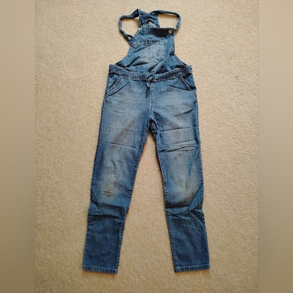VGUC Girl's CP Blue Denim Overalls - Sz 8